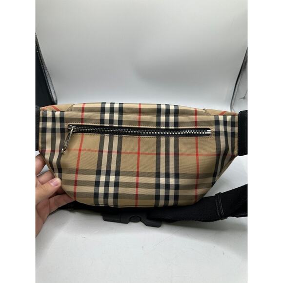 Burberry Sonny Belt Bag Check Canvas SPB-MS 350571 - Picture 11 of 13